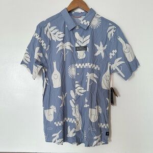 Roark Bless Up Lightweight Stretch Shirt Size Medium